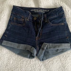 American Eagle Jean Shorts (will wash clothes to get wrinkles out)!